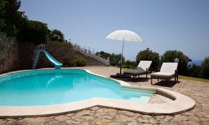 Villaggio delle Mimose Villa | New Property Villa Evie Stunning Sea views, Sunsets and Pool in quiet location