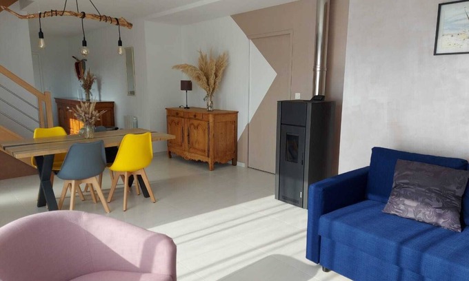Saint-Jean-de-la-Riviere House | New, single-storey Océane gite for up to 6 people, 450m from the beach