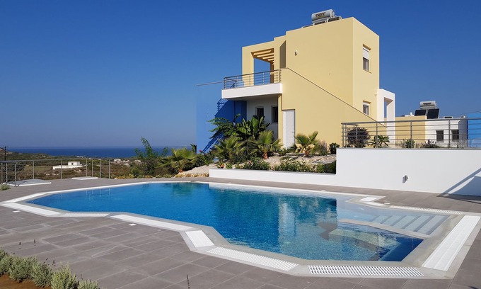 Mastichari Villa | New villa with private pool and wonderful sea views