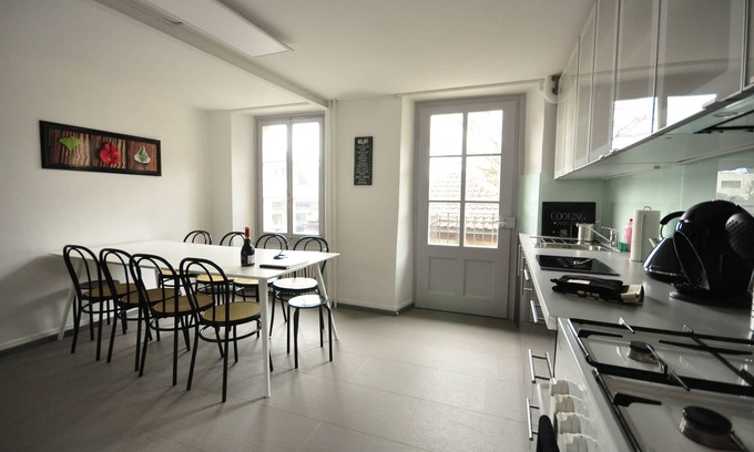 Central Interlaken Apartment | Newly Renovated 4 bedroom apartment. 3 mins to Interlaken. Sleeps 12. Balcony