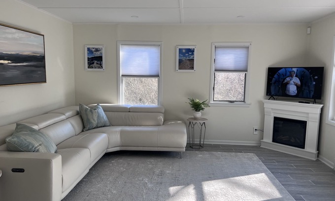 Cutchogue House | Newly renovated North Fork beach house! 5 mins from the beach w/new game room