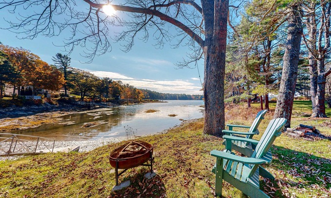 Sabino Cottage | Newly renovated waterfront dog-friendly cottage with dock, patio, & washer/dryer