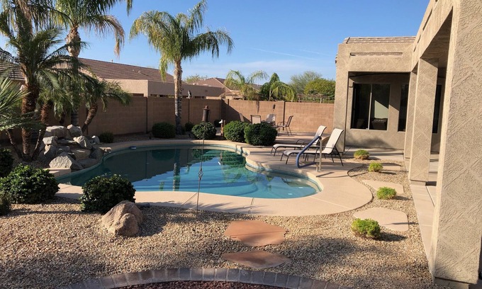 East Mesa House | Newly updated 5 Bedroom home with private heated pool in Mesa