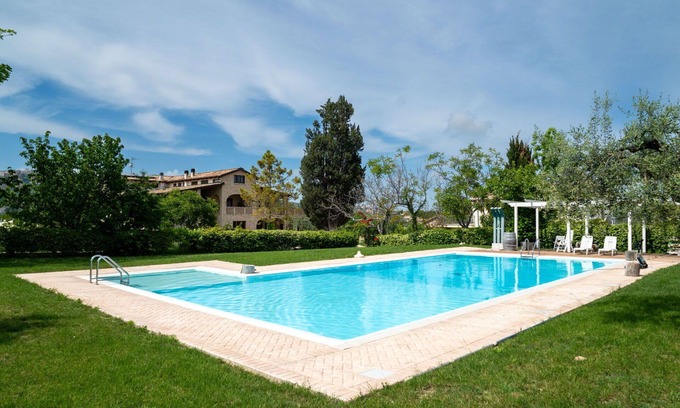 Citta Sant'Angelo Apartment | Nice apartment for 4 guests with pool, A/C, WIFI, TV, patio and pets allowed