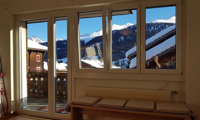 Sedrun Apartment | Nice apartment for 8 guests with WIFI, balcony and parking