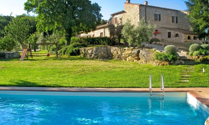 Gambassi Terme Villa | Nice apartment in villa with pool, WIFI, A/C, TV, terrace, panoramic view, close to San Gimignano
