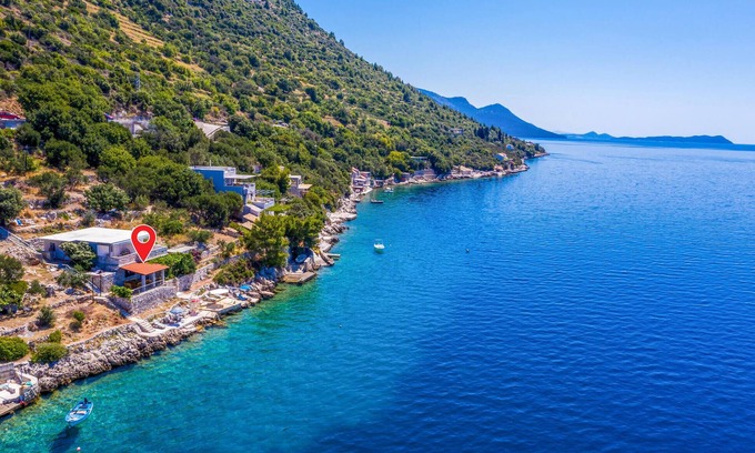 Slano House | Nice home in Slano with house sea view