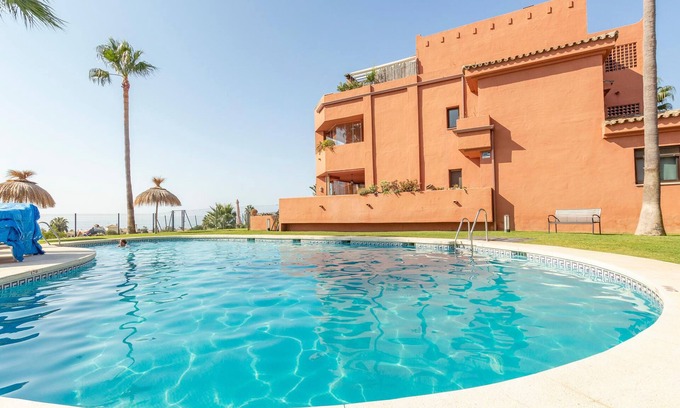 Casares Apartment | Nice vacation apartment with veranda and private garden and access to shared pool
