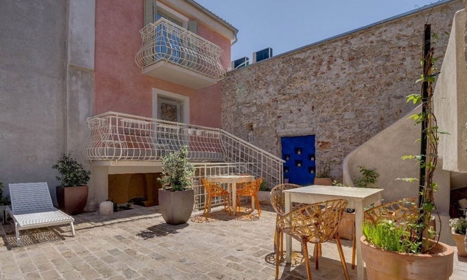 City Center Apartment | Nicely and romantic decorated Belle epoque suite with terrace, Wifi, sauna and bikes .