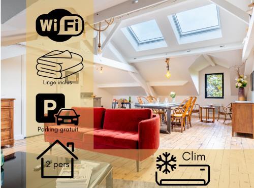 Romans-sur-Isere Apartment | Nid douillet climatisé et lumineux, proche centre
