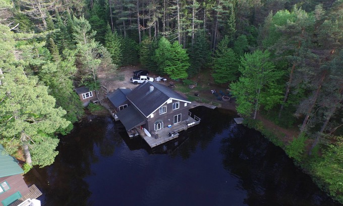Rainbow Lake House | None Closer to the Water's Edge. One of a kind BOATHOUSE