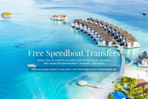 Mahaanaelhihuraa Island Resort | NOOE Maldives Kunaavashi - Stay 5 nights or more and get Free Speed Boat Transfers - Valid for stays till 30th September 2025