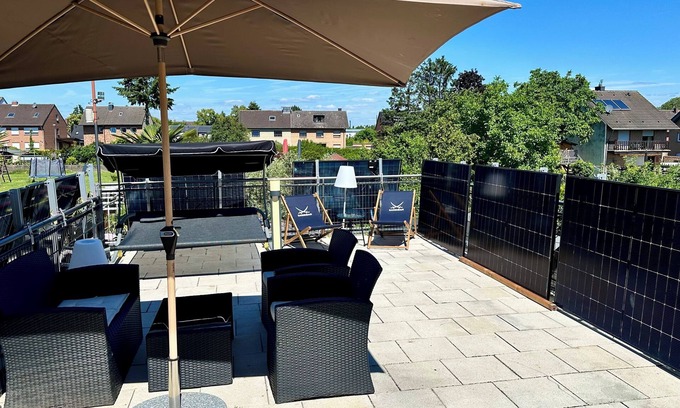 Euskirchen Apartment | Nordeifel - Holiday apartment 75m2 with 50 m2 sun terrace... completely furnished