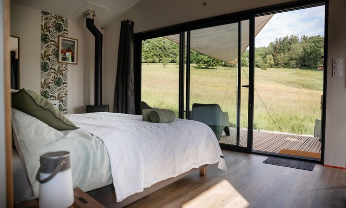 Mesnil Sous Les Cotes Cabin | Nordic Lodge Vosges - Helsinki - Nordic bath - breakfast