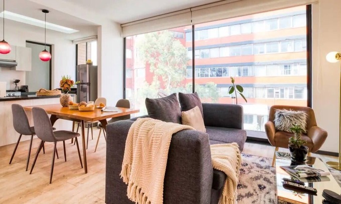 Colonia Roma Apartment | Norte Ferrer l Spacious 2 Bedroom in Mexico City