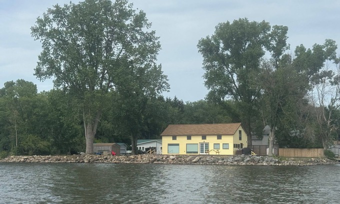 Mannsville House | North Sandy Pond Lakehouse with dock and hot tub