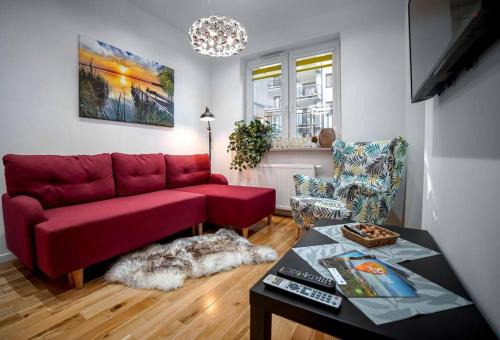 Elk Apartment | Nowoczesny dwupokojowy Apartament Bridget z parkingiem