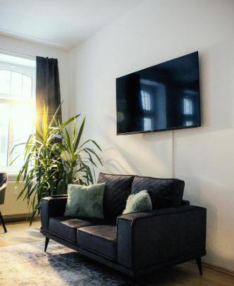Krampfervorstadt Apartment | NUWILU ONE - Apartment mit Balkon im Herzen Erfurts - Magenta TV- Netflix - Disney