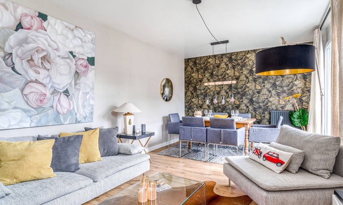 Hauts-Paves - Saint-Felix Apartment | Nymphéa – Élégant duplex avec balcon, à deux pas du centre de Nantes