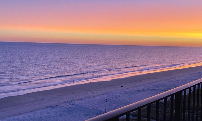 Ocean Drive Condo | OCEAN BLISS! Beautiful updated deluxe oceanfront condo with large balcony