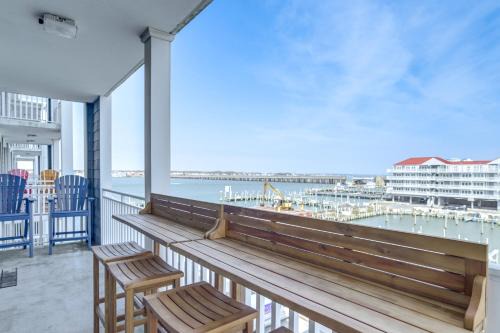 Ocean City Apartment | Ocean City Inlet Escape with Balcony and Bay Views!
