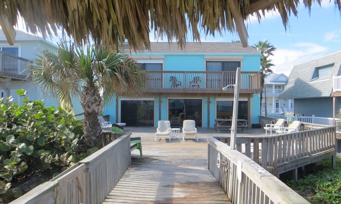 Bethune Beach House | Ocean Front 3 bedroom/3 bath home on 'No Drive Beach'