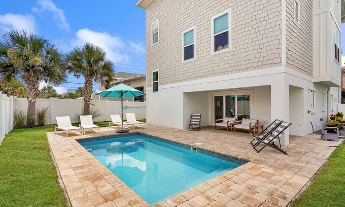 St. Augustine Beach House | Ocean Haven - 5 Bedroom Private Pool Home