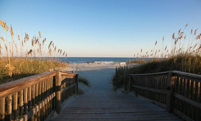 Folly Field Condo | Ocean view, unique, stylish, contemporary, upscale condo with a modern ambiance