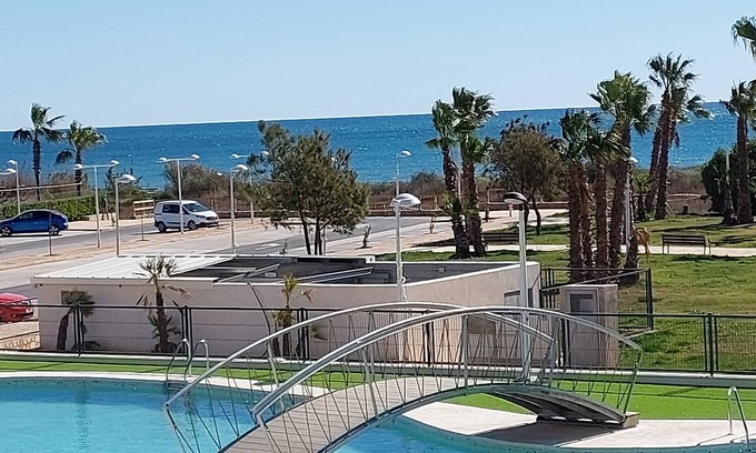 Cabanes Apartment | Ocean viewpoint in front of Torre la Sal beach. Close to Magic World.