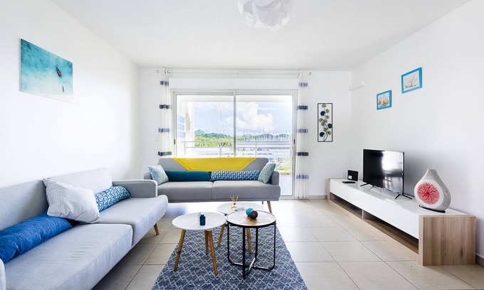 Le Marin Apartment | OCEANE/Route tracks/Marina/wifi