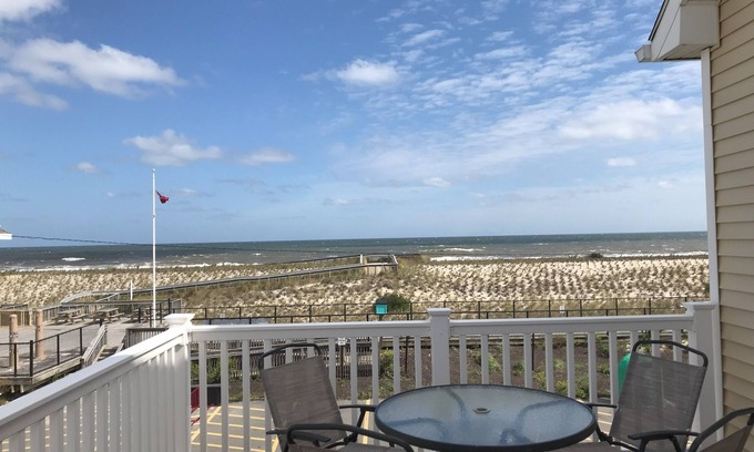 Ortley Beach House | Oceanfront 2 family house 2nd fl unit, spectacular views, badges, 3parking spots