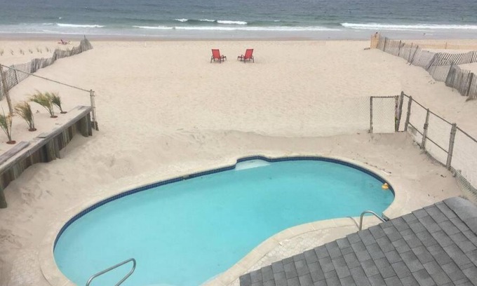 Osbornsville House | Oceanfront Home + Private Beach + Pool