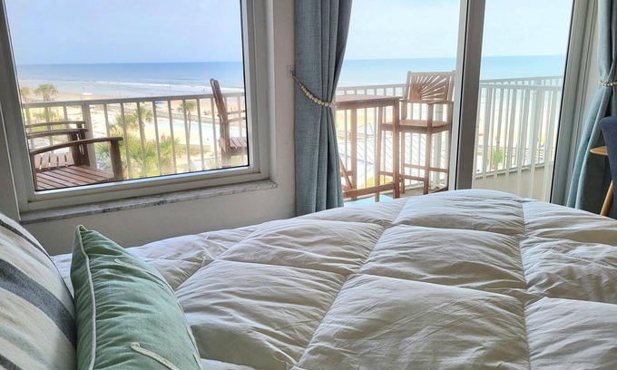 Lenox Park Apartment | Oceanview & direct beach access. -NO CLEANING FEES- Pool is open!
