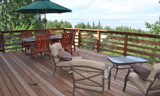 Rabbit Creek House | Oceanview Hillside Home 4 Bedrooms, Sleeps 8-12 Very Private