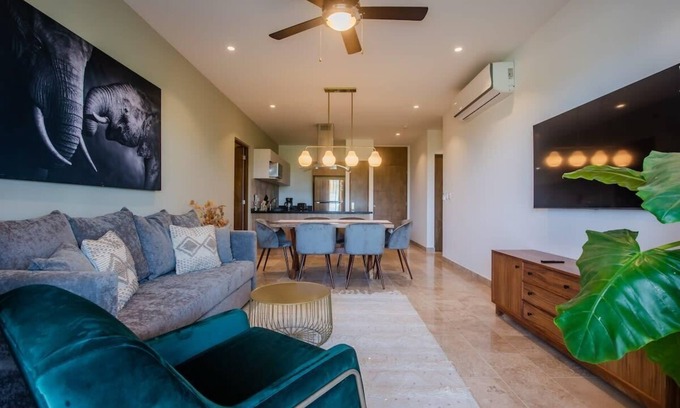 Zazil-ha Condo | Oceanview Roof Pool Condo, Gym & Near 5th Ave!