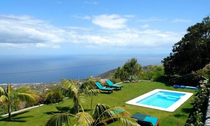Villa de Mazo Cottage | Offer May and June Cottage with private pool, sea and mountain views
