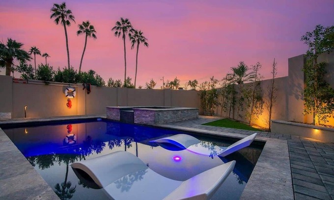 Southwest Village House | Old Town Modern by HÓZHÓ | Private Pool & Spa, Theatre Room | Oldtown Scottsdale