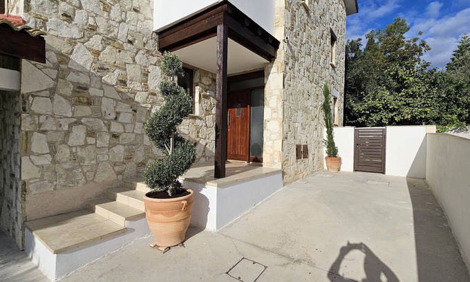 Skarinou House | Olive Garden's Paradise Villa with private swim up pool and picturesque village.
