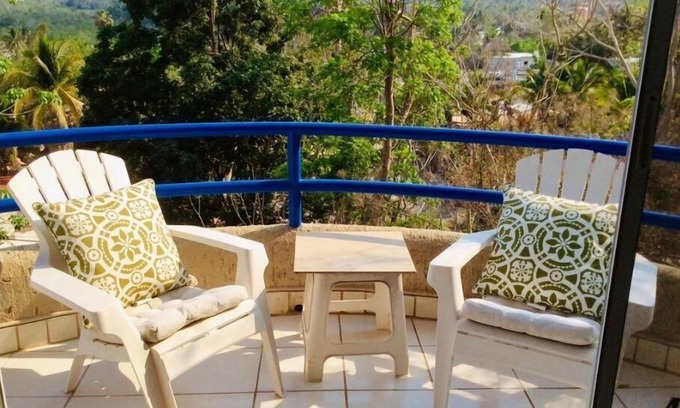 La Manzanilla Villa | Orange Apartment con vista al mar y a las montañas en casa elegante