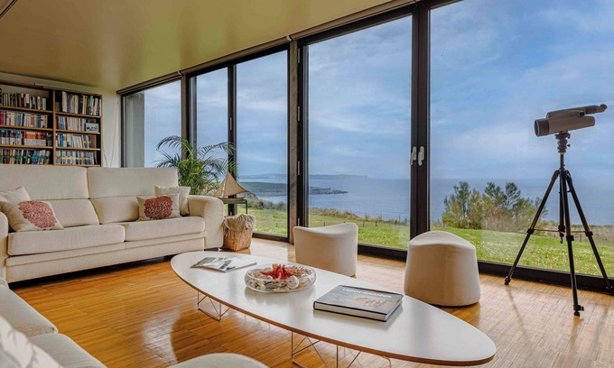 Loredo House | "OS House with sea views, 800 meters from the beach of Somo.