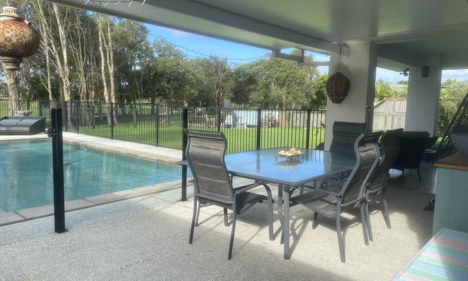 Pelican Waters House | Our retreat at pelican waters, Qld. overlooking the golf course.nPet friendly