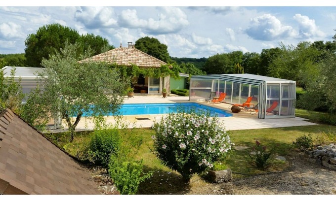 Caylus House | -OUTDOOR LIVING SUMMER KITCHEN PETANQUE PRIVATE POOL