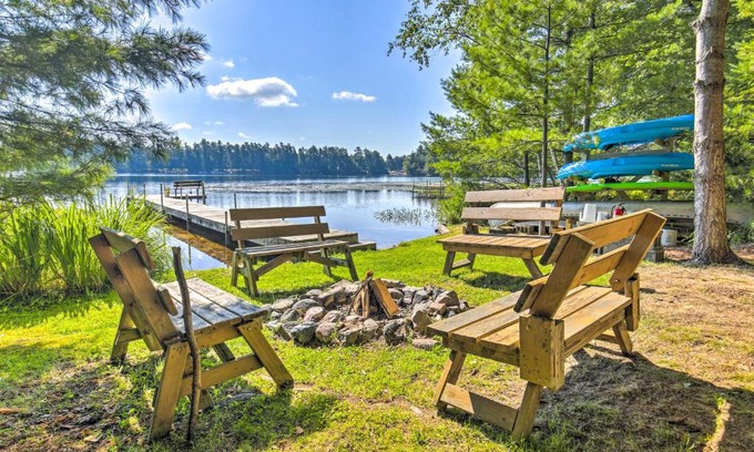Arbor Vitae House | Outdoor Lovers Paradise with Dock and Fire Pit!