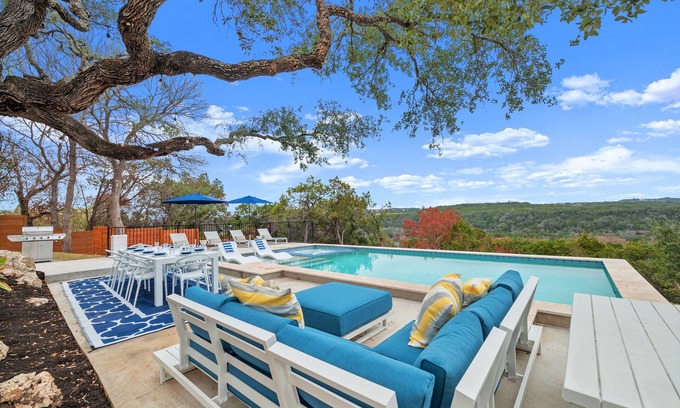 Austin House | Overlook Oasis-Stunning Views-Pool and Spa!