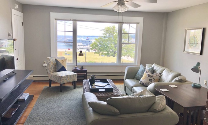 Rockland Apartment | Overlooking Harbor and Penobscot Bay - Downtown