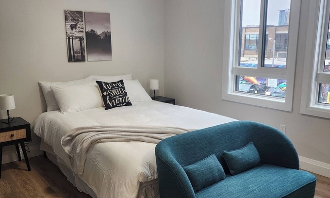 Kitchener Apartment | Oversized Trendy Studio Unit in Prime Downtown location