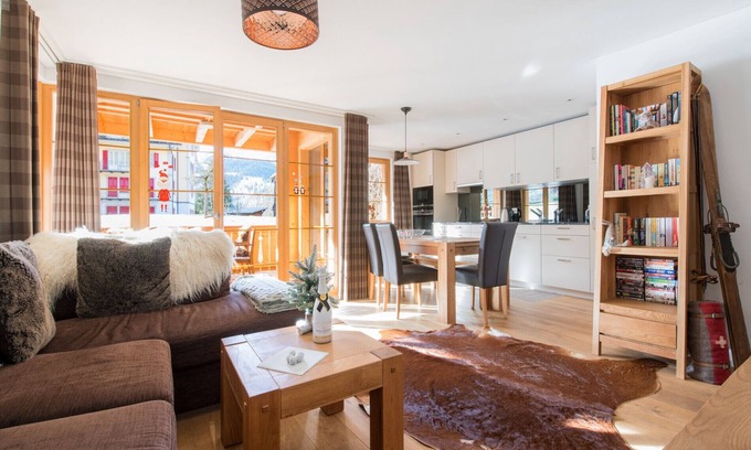 Wengen Apartment | Panoramapark Soleil Camelia Apt. Akroyd