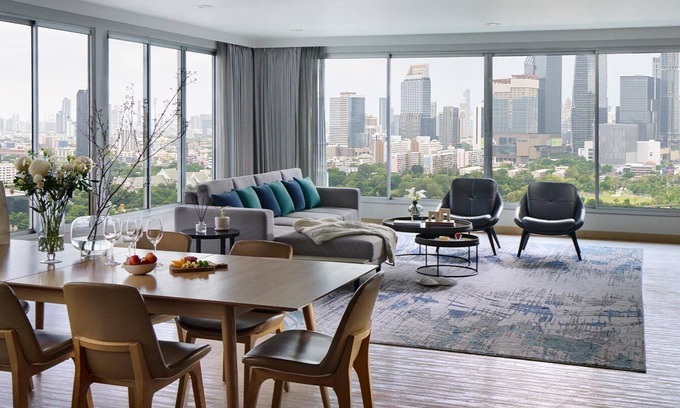 Bangkok Central Business District Condo | Panoramic Highfloor penthouse - Monthly