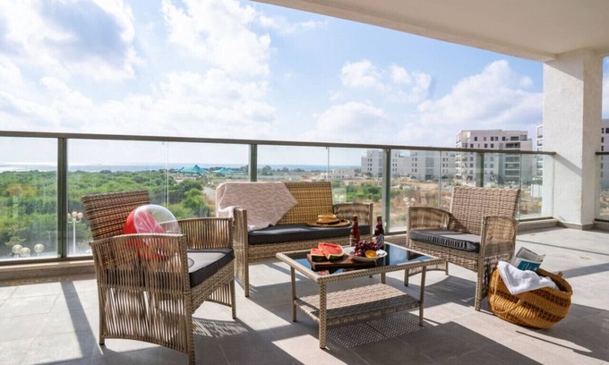 Nahariya Apartment | Panoramic Sea Views Coastal Escape by Sea N' Rent