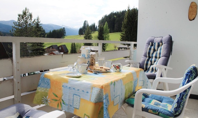 Bad Mitterndorf Apartment | Panoramic view - sunny and quiet south-facing apartment on the edge of the forest with a panoramic view